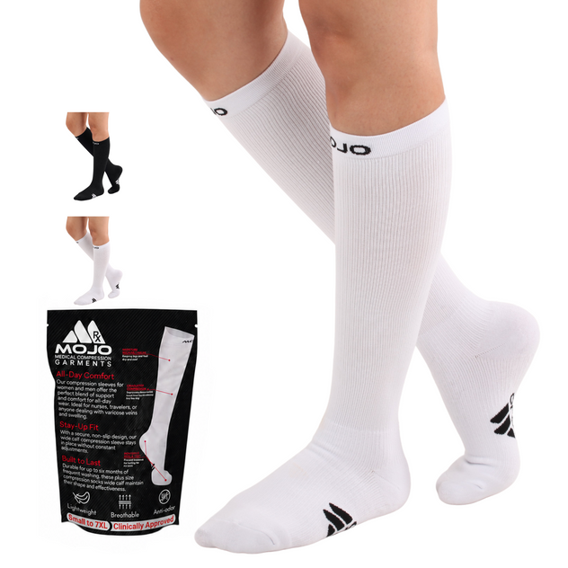 Knee-High Athletic Compression Socks for Women 15-20mmHg, A106