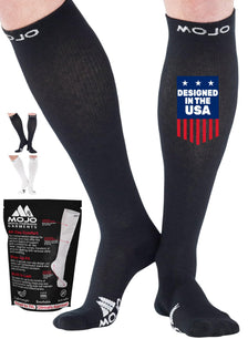 Knee-High Athletic Compression Socks for Men 15-20mmHg, A106