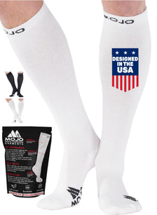 Knee-High Athletic Compression Socks for Men 15-20mmHg, A106