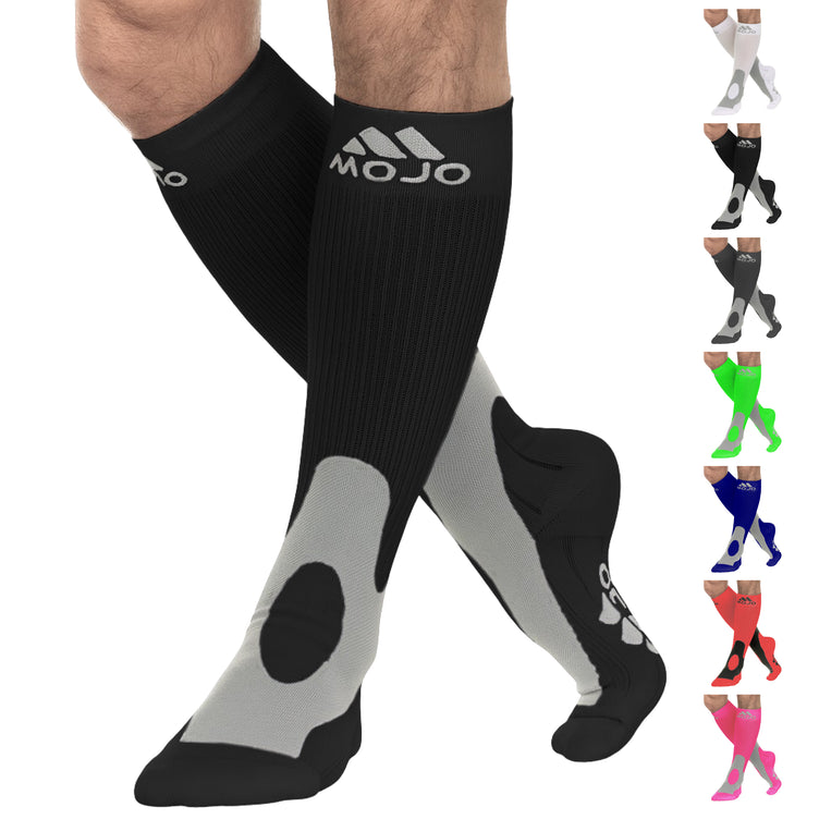 Elite Coolmax Performance & Recovery Compression Socks for Men 20-30mmHg, A601