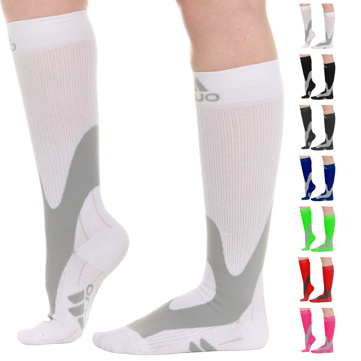 Elite Coolmax Performance & Recovery Compression Socks for Women 20-30mmHg, A601