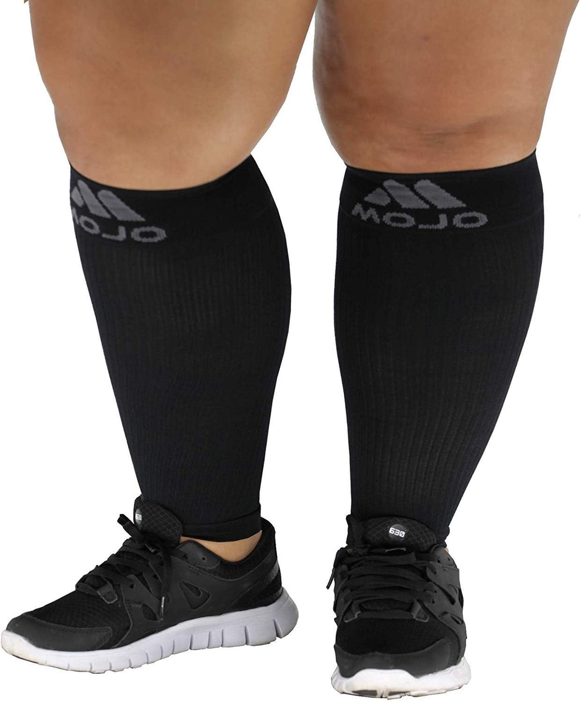 Plus-Size Firm-Support Compression Calf Sleeves for Women 20-30mmHg, A604