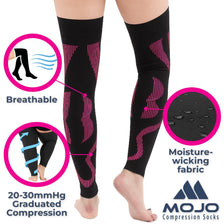 Recovery Graduated Compression Thigh Sleeves for Women 20-30mmHg, A609