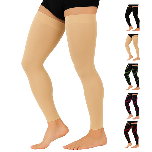Recovery Graduated Compression Thigh Sleeves for Men 20-30mmHg, A609