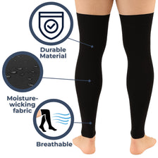 Recovery Graduated Compression Thigh Sleeves for Men 20-30mmHg, A609