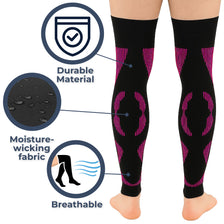 Recovery Graduated Compression Thigh Sleeves for Men 20-30mmHg, A609