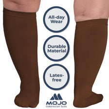 Women Knee High Compression Socks, 20-30mmHg, A201