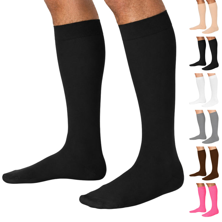 Closed-Toe Lymphatic Compression Socks for Men 20-30mmHg, A201