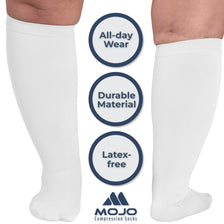 Women Knee High Compression Socks, 20-30mmHg, A201