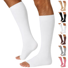 Open-Toe Lymphatic Compression Socks for Men 20-30mmHg, A211