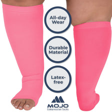 Open-Toe Lymphatic Compression Socks for Women 20-30mmHg, A211