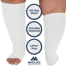 Open-Toe Lymphatic Compression Socks for Women 20-30mmHg, A211