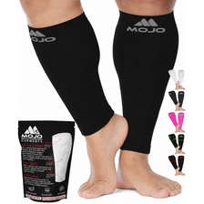 Plus-Size Firm-Support Compression Calf Sleeves for Men 20-30mmHg, A604