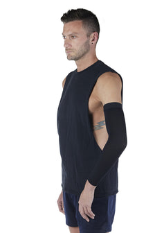 Opaque Lymphedema Compression Arm Sleeve for Men 20-30mmHg, M813
