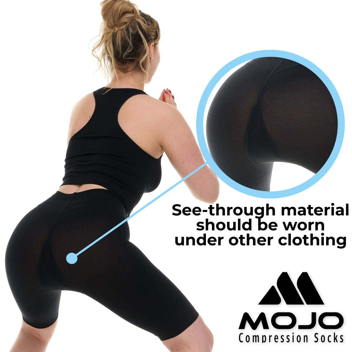 Firm-Support Sports Compression Shorts for Women 20-30mmHg, M819
