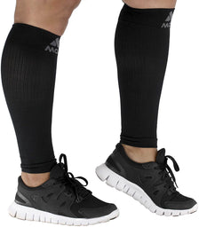 Plus-Size Firm-Support Compression Calf Sleeves for Men 20-30mmHg, A604