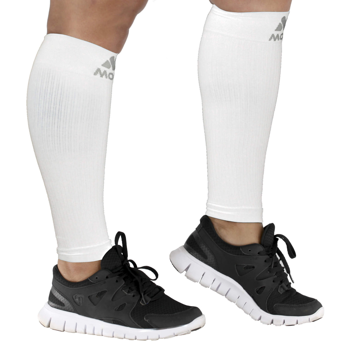 Plus-Size Firm-Support Compression Calf Sleeves for Men 20-30mmHg, A604