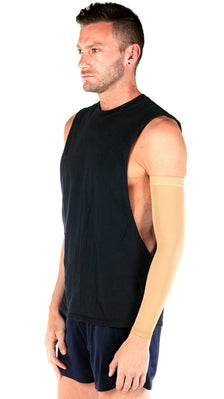 Opaque Lymphedema Compression Arm Sleeve for Men 20-30mmHg, M813