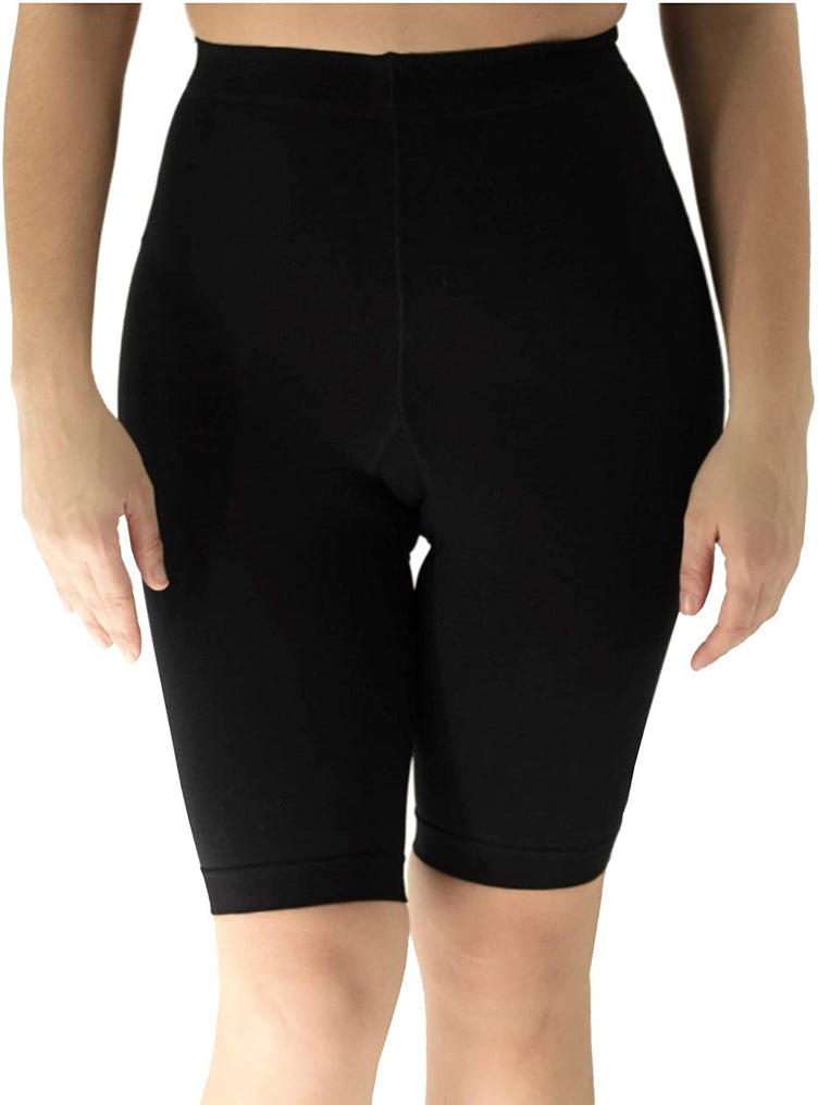 Mojo Sports Compression Shorts Firm Support In Black for Women 20-30mmHg, M819